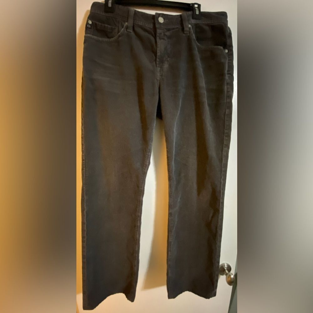 AG Jeans Protoge Straight Leg Fog Courdurouy Pants Men's Sz 33